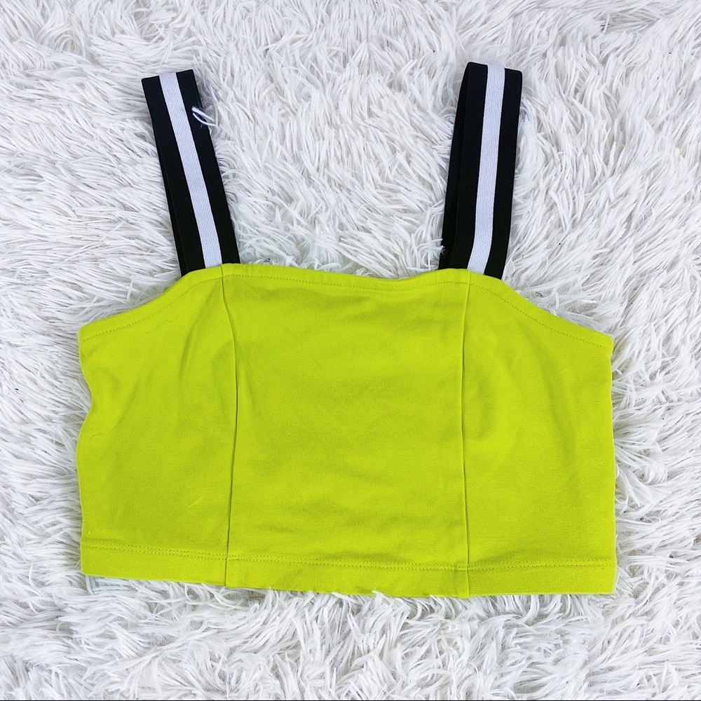 🦋3 for $20 Target Lime Green Sporty Crop Top